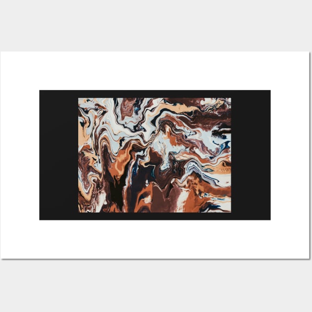 Brown Marble III Wall Art by xart